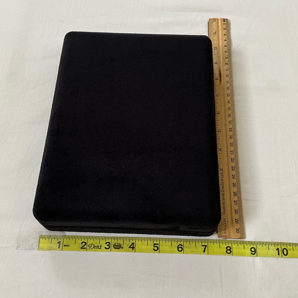 TIFFANY & CO. Extra Large Necklace Suede Presentation Case Black - Picture 4 of 13